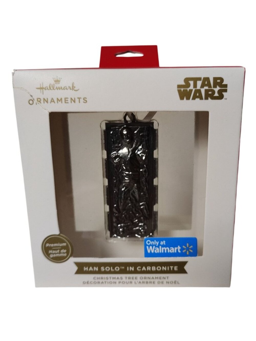 Star Wars Hallmark Han Solo Carbonite Ornament Exclusive Walmart